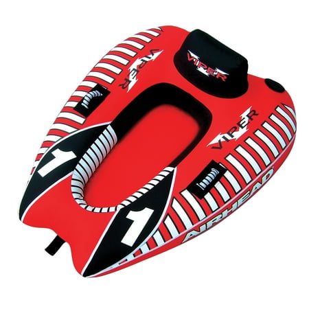 AIRHEAD AHVI-F1 Viper 1 Single Rider Cockpit Inflatable Lake Water Towable