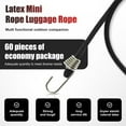 thumbnail image 2 of Heavy Duty Bungee Cords With Hooks 10 Inch Weather Resistant Elastic Straps (black ), 2 of 9