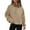 Camel, variant on Homchy Sweatshirts for Women Half Zip Cropped Pullover Fleece Quarter Zipper Hoodies 2025 Fall Fashion Outfits Clothes Workout Sweatshirts Winter Jackets