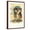 Brown Frame, variant on Art.com Wise Owl with Big Eyes in Hipster Glasses Animal Watercolor Painting Poster Colored Print Textile P Art Print by Farianna, 12" x 18"
