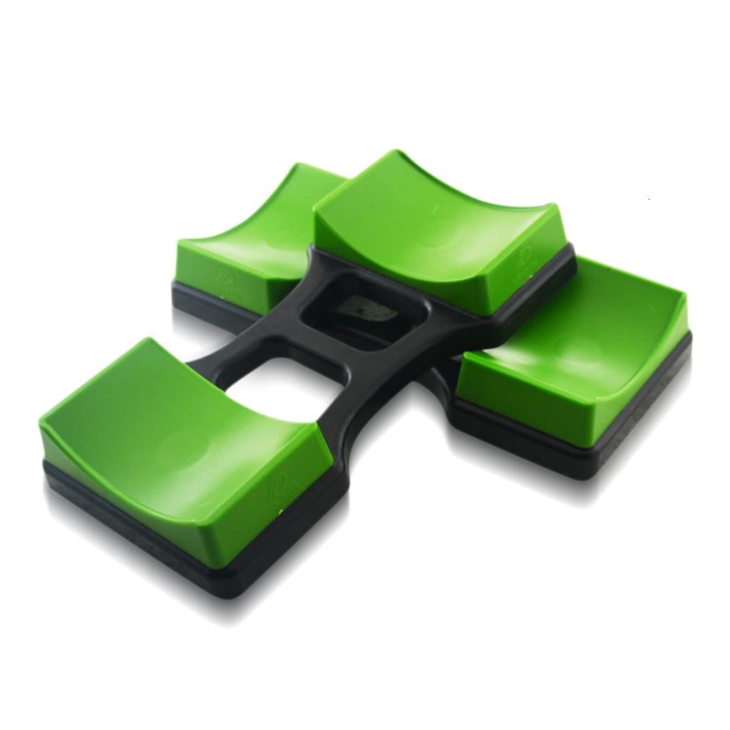 Yihuala 4Pcs Dumbbells Rest Bracket Mat Floor Protections Dumbbells Holder Floor Stand Weight Holder Dumbbells Rack Stan