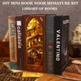 thumbnail image 3 of Kit de montaje de rincones para libros en miniatura para casa de muñecas Spilay SL06, 3 of 7