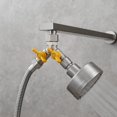 thumbnail image 3 of Replacement Valve G 1/2 Brass Y Connector 3 Way Valve in Shower, Stop Valve Adapter for Kitchen or Bathroom, 3 of 4