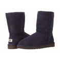 thumbnail image 7 of Genuine Ugg Classic Short Black Gray Chestnut Brown Navy Leather Bomber Men Boot, 7 of 7