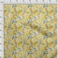 thumbnail image 4 of oneOone Cotton Poplin Twill Yellow Fabric Leaves & Lemon Sewing Fabric By The Yard Printed Diy Clothing Sewing Supplies 56 Inch Wide, 4 of 6