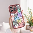 thumbnail image 3 of Agregue un toque de diversión a su iPhone con una funda de silicona TPU con estampado de dibujos animados creativos, 3 of 4