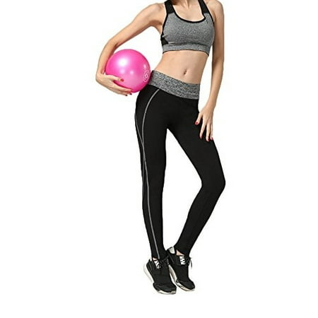 Womens Leggings Workout Pants for Yoga, Sports, Running, Gym, Crossfit, Zumba (2XL, Black /