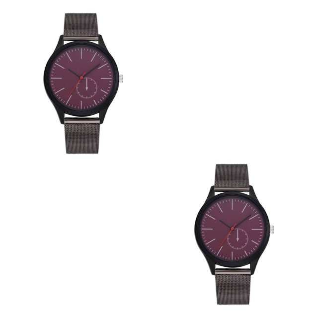 Sonducket Liquidación de Navidad, reloj de con forma redonda para mujeres y niñas, relojes de aleación con placa de esfera, regalos de Type1 NO1