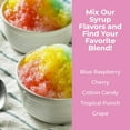 thumbnail image 2 of Nostalgia Snow Cone Maker Tabletop Shaved Ice Machine with 2 Reusable Cones & Ice Scoop, Blue, 2 of 7