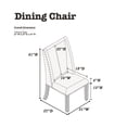 thumbnail image 6 of 9 Piece Dining Set | Ideal for Special Dinners | Oak Finish and Intricate Details | Sturdy Pedestal Table, 6 of 7