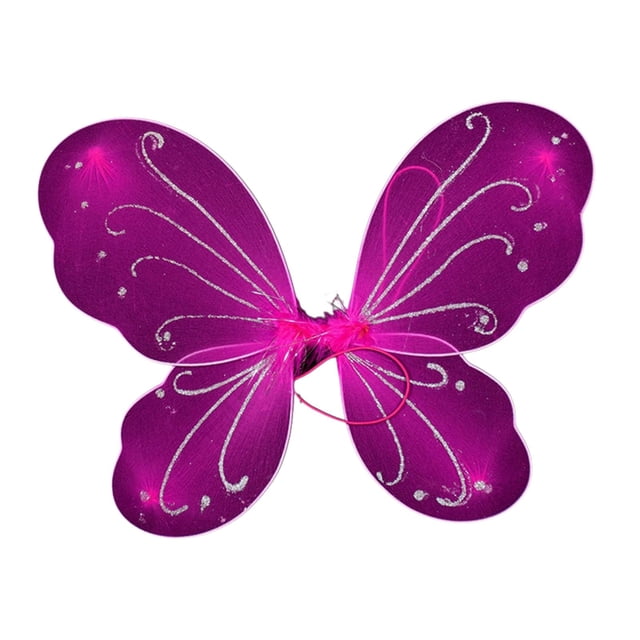 Butterfly Enfant Costume Butterfly pour Bal Masqué Fête Carnavals Rouge Rose
