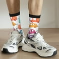 thumbnail image 6 of Vsdgher Doodle Cars Crew Socks for Men & Women, Breathable Casual Athletic Ankle Socks, 6 of 6