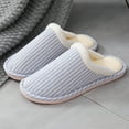 thumbnail image 2 of dmqupv Womens Fuzzy House Slippers with Strap Women's Soft-soled Slippers Women's slipper Fuzzy Slippers for Women with Strap Shoes Sky Blue 10, 2 of 3