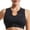 A-Black243, variant on Womens Bralette Wide Straps Stretchy Ribbed Everyday Bras Wireless Bras Seamless Yoga Daily Bras