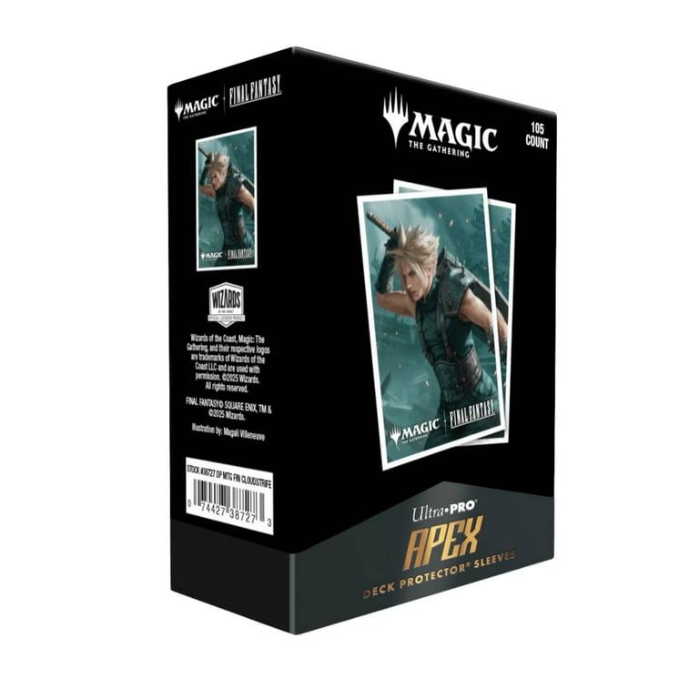新品 APEX クラウド スリーブ ウルトラプロ MTG ファイナルファンタジー MTG FF ULTRA PRO APEX スリーブ 105枚 クラウド 新品 - メルカリ