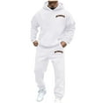 thumbnail image 2 of Mens Tracksuits 2025 San Francisco Casual Hooded Sweatshirt and Sweatpants Set Pockets Hoodie Joggers Trousers, 2 of 7