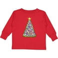 thumbnail image 3 of Inktastic Christmas Tree of Lights Boys or Girls Long Sleeve Toddler T-Shirt, 3 of 5