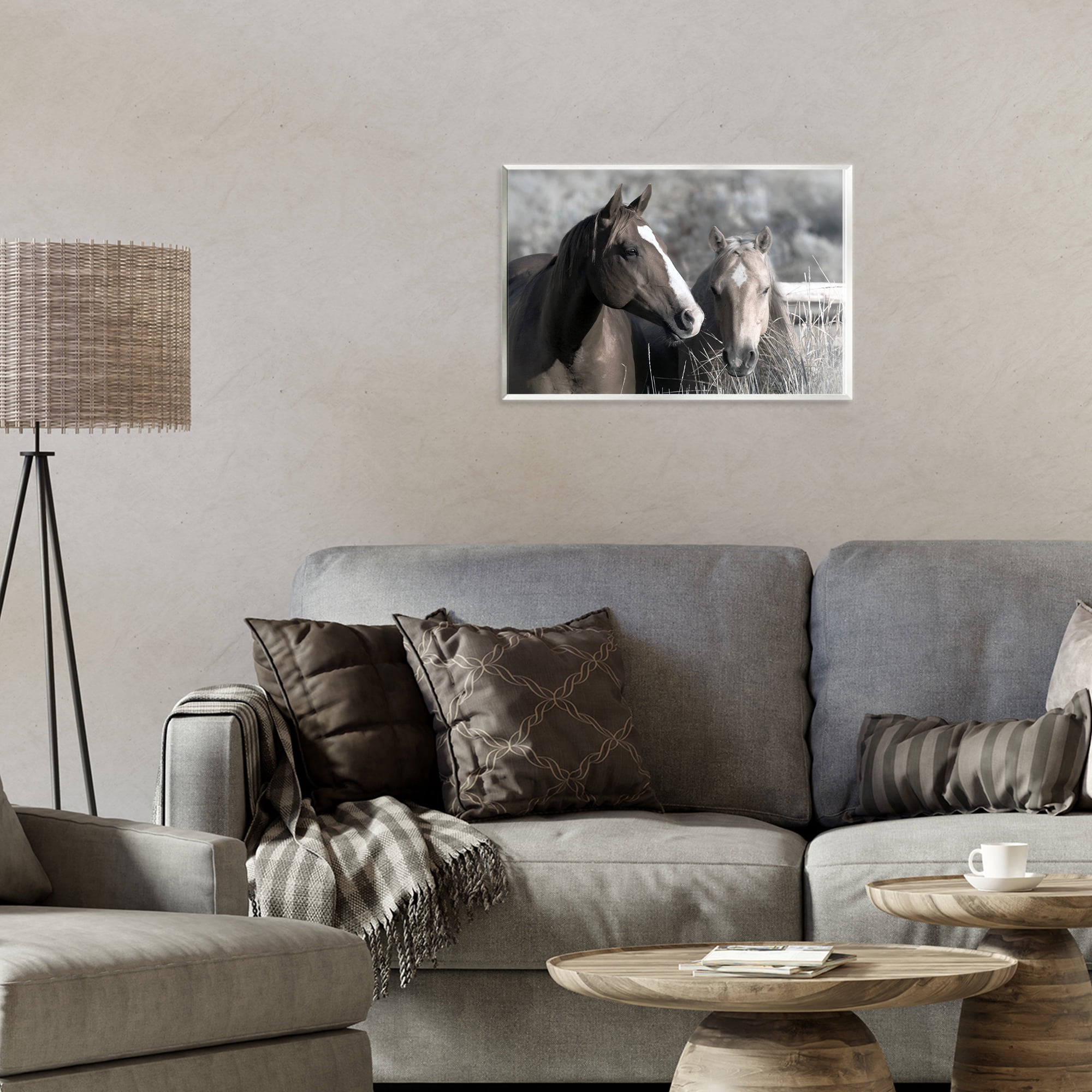 Stupell Industries Content Horses In Pasture Wall Plaque Art, design by Danita Delimont