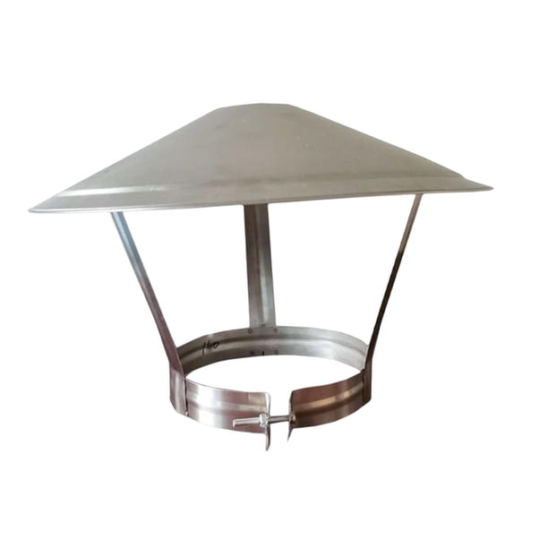 Reemplazo de tapa de lluvia para chimenea de acero inoxidable, práctica, duradera y resistente a la intemperie. 75 cm x 30 cm