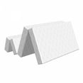 thumbnail image 2 of Abstract Foldable Mattress, Soft Grey Ogee Design Art, 78.7" x 47.2", Pale Grey and White, by Ambesonne, 2 of 6