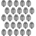 thumbnail image 1 of 3/8 in. NPT Straight Liquid Tight Conduit Connectors, Non-Metallic Waterproof Nylon Conduit Fittings (25 Pack), 1 of 6