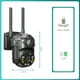 thumbnail image 5 of Cámara de seguridad Inalámbrico Panorámico Audio de 2 vías real Monitor de vigilancia de infrarroja Cámara de niñera , negro Sunnimix Cámara de vigilancia, 5 of 8