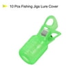 thumbnail image 3 of Uxcell Large Size Squid Jig Hook Protector Case Fishing Hook Covers, Green 10 Pack, 3 of 5