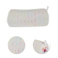 thumbnail image 4 of Unique Bargains 1 Pc Lady Portable Cylindrical Makeup Bag for Wedding White Polyester, 4 of 6