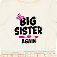 thumbnail image 4 of Inktastic Big Sister Again with Bow and Arrow Girls Toddler Dress, 4 of 5