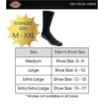 thumbnail image 4 of Dickies Hommes Dri-tech Humidity Control Crew Socks Multipack, Fusain (6 Paires), Pointure des Chaussures: 5-9, 4 of 5