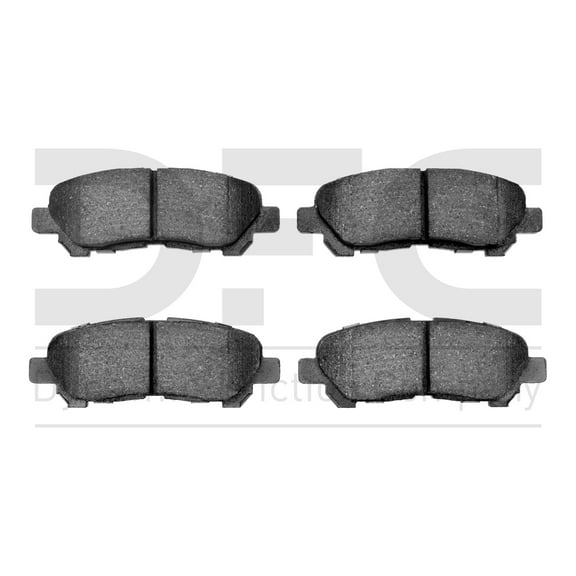 Dynamic Friction Company 5000 Advanced Brake Pads - Ceramic 1551-1325-00-Rear Set For 2008-2013 Toyota Highlander