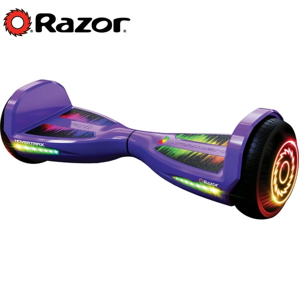 Razor Black Label Hovertrax With Led Lights Ul2272 Certified Self Balancing Hoverboard Scooter Customizable Grip Tape And Speeds Up To 9 Mph Walmart Com Walmart Com