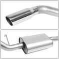 thumbnail image 3 of DNA Motoring CBE-CS99-V6V8-2DR For 1999 to 2007 Chevy Silverado / GMC Sierra 4" OD Round Cut Muffler Tip Catback Exhaust System 00 01 02 03 04 05 06, 3 of 5