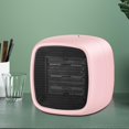 thumbnail image 3 of Personal er 2 Operating s Small PTC Ceramic 800W turn over protect for Bedroom Desktop Dorm Office Rosado perfecl calentador, 3 of 7