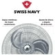 thumbnail image 3 of Ventilador De Pedestal The Swiss Navy 3 en1 Gris, 3 of 4