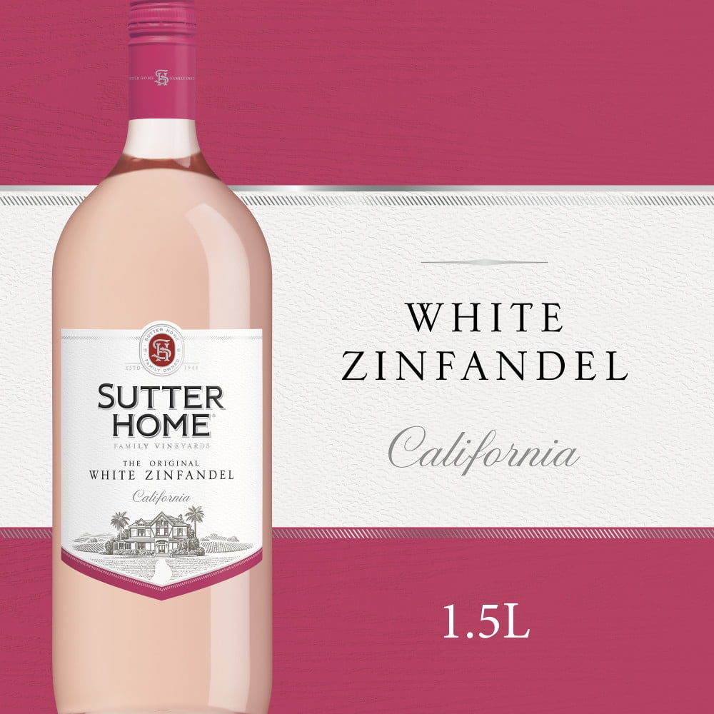 Almægtig dyb Pil Sutter Home White Zinfandel Rose Wine, 1.5L Wine Bottle - Walmart.com