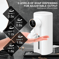 thumbnail image 6 of Automatic Soap Dispenser Foaming Touchless Auto Dish Soap Dispenser Hands Free Soap Dispenser Smart Electric Recharge,D, 6 of 6
