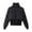 #143-Black, variant on Heisall Womens Coat Long Sleeve Stand Collar Patchwork Short Style Cotton Jacket Daily Winter Wear
