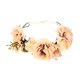 thumbnail image 2 of Diadema de corona floral Sunnimix Tocado de flores para mujer Champán, 2 of 8