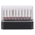 thumbnail image 1 of Fresa de diamante, 10 piezas CR-22F Odontología Brocas de diamante dentales inoxidables Fresas de diamante Taladros construidos para durar, 1 of 6