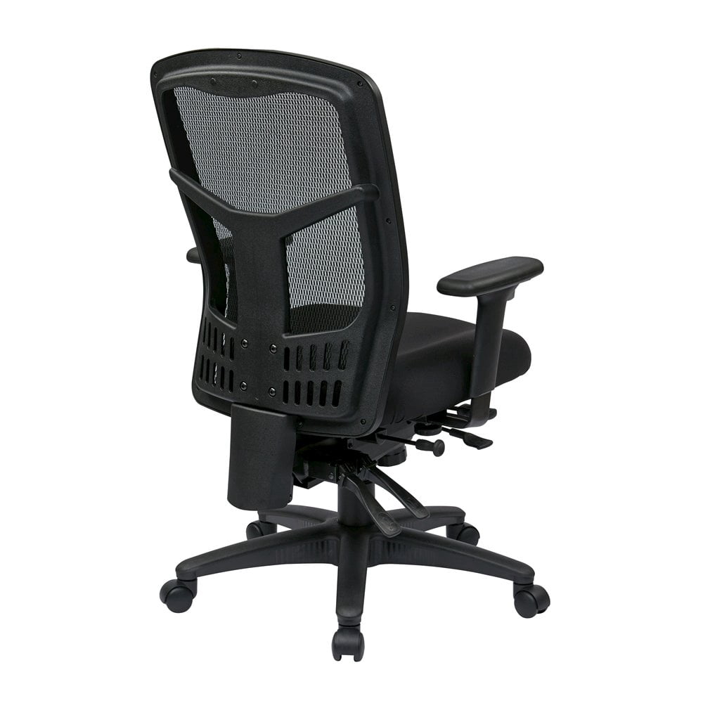 FurniFact Ergonomic Mesh Office Desk Chair – Black High-Back Chair for Comfort
