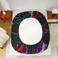 thumbnail image 5 of Castle Fairy Baseball Print Boy Twin Sheet Sets,Abstract Flame Water Bedding, 5 of 7