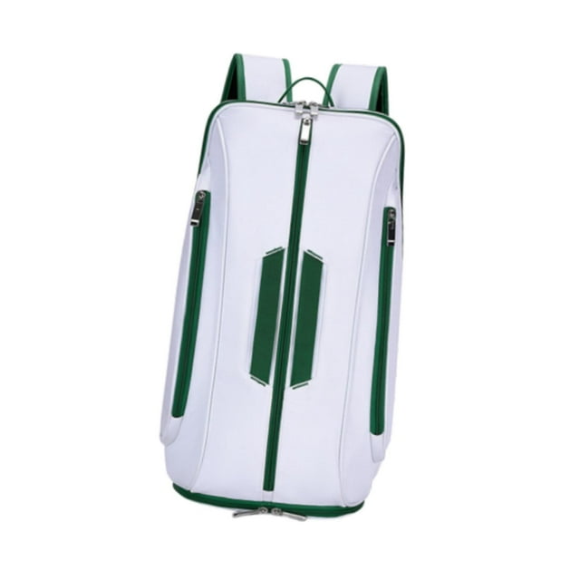 ziyahi Outdoor Pickleball Bag Accessories Stylish Backpack Fits Most Rackets With Convenient Side Pockets For Essentials White 31x20x54cm