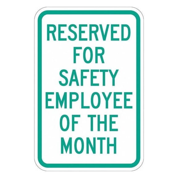 Lyle Employee Parking Sign,18" x 12, T1-1184-EG_12x18 T1-1184-EG_12x18