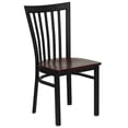 thumbnail image 1 of Bowery Hill Black Back Metal Dining Chair in Mahogany, 1 of 8