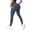 Navy blue, variant on Sevpuikl Women's Solid Color High Waist Tummy Control Yoga Leggings Seamless Butt Lifting Pants for Gym Pilates(Navy blue,S)
