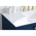 thumbnail image 5 of Elegant Decor Sommerville 42" Steel and Wood Single Bathroom Vanity in Blue, 5 of 8