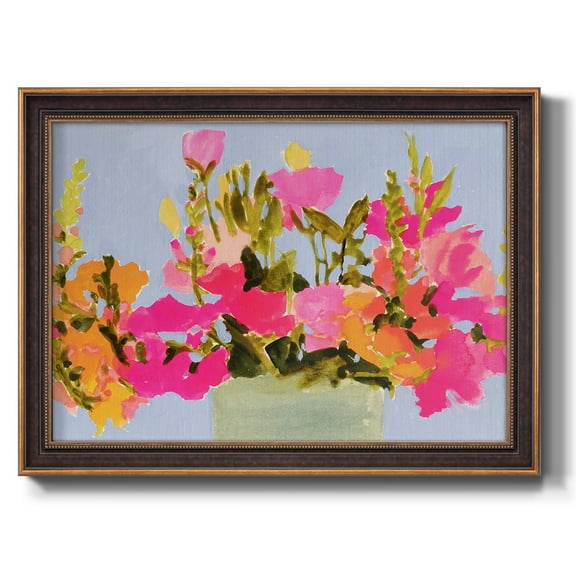 Saturated Spring Blooms I Premium Framed Canvas- Ready to Hang