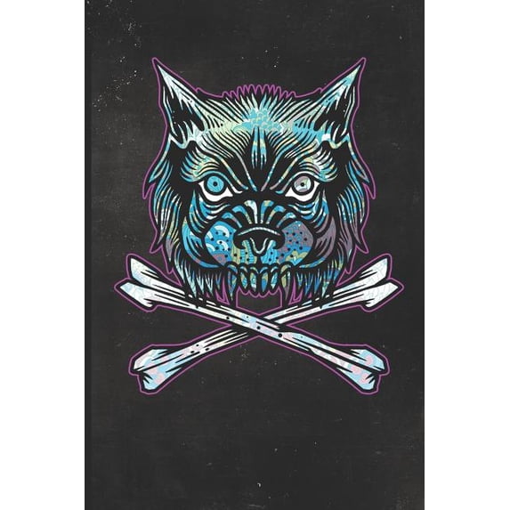 Journal: Wolf Tattoo Design Dot Grid Tattoo Flash Sketching Journal