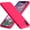 Hot Pink, variant on for iPhone XR Case, Soft Liquid Silicone Slim Rubber Full Body Protective iPhone XR Case Cover (with Soft Microfiber Lining) Design for iPhone XR - Red